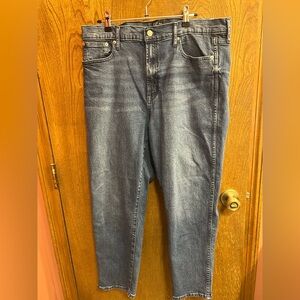 GAP Dark Blue Straight-Leg Jeans